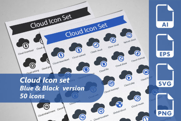 Cloud Icon Set: Elevate Your Design Projects