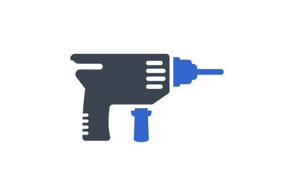 Drilling Machine Icon: A Versatile Tool for Modern Design Projects