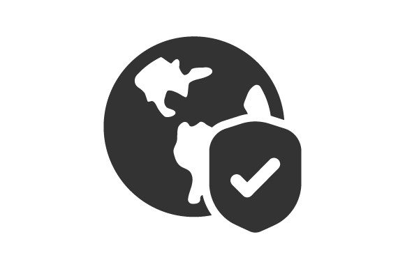Enhance Your Designs with the Global Protection Icon