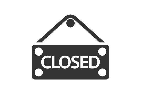 Enhancing Visual Communication with the Closed Sign Door Icon
