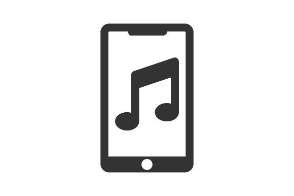 Mobile Music Icon: Elevating Your Design Projects with Style and Functionality
